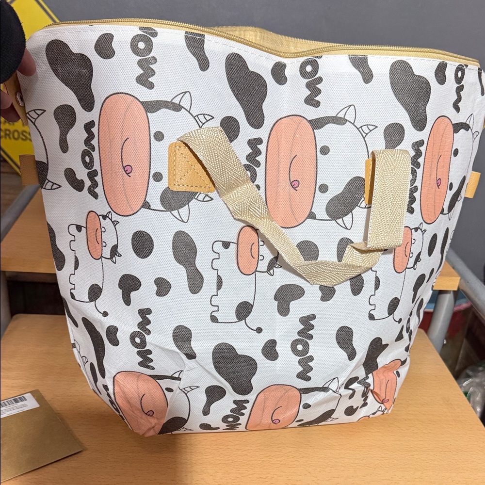Cute Cow Print Tote Bag - Picture 2 of 6